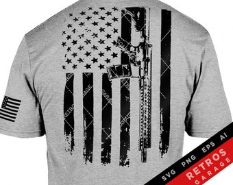 USA Flag SVG Second Amendment PNG Sublimation Patriotic Digital 2A Liberty Print Design America Dad Heat Press