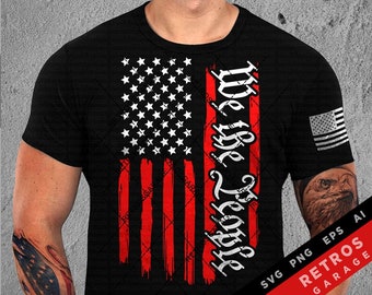 We The People SVG: 2nd Amendment Patriotic Design (Digital Download)