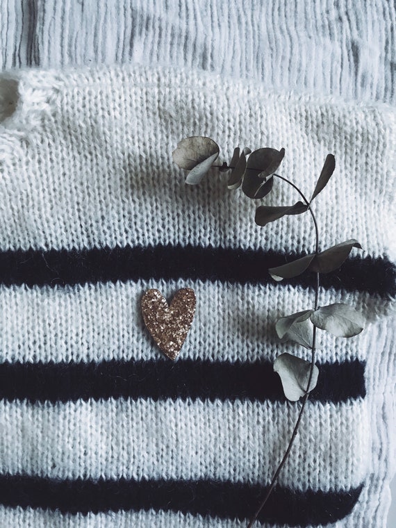 Petit Coeur - Sweet Heart - Brooch - Handmade - Tender Cactus