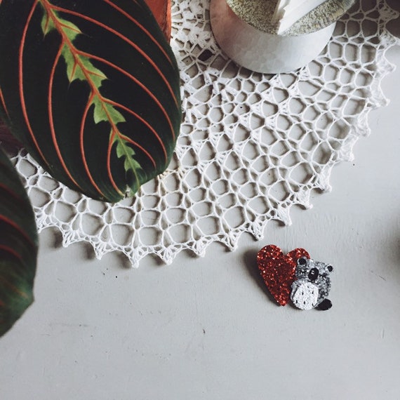 Polly the koala - handmade brooch