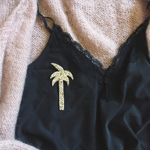 Palm tree Paolo Uni - pin - Handmade - soft Cactus - the Rochelle