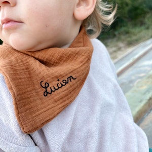 Bandito small bandanas child Customizable hand embroidered in La Rochelle by Tendre Cactus