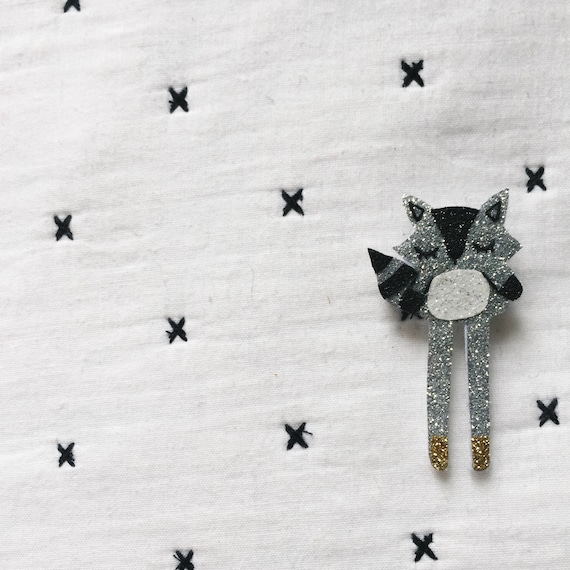 Malo - Raccoon - Broche - Brooch - Handmade - La Rochelle