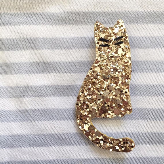 Hubert - Cat - Brooch - Handmade - La Rochelle - Tendre Cactus