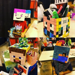 BoxHead Party Pack of 10 for the price of 8 For the perfect Minecraft party image 7