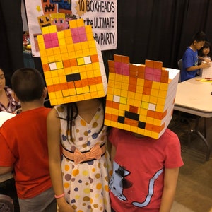 BoxHead Party Pack of 10 for the price of 8 For the perfect Minecraft party image 8