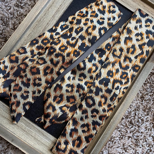 Purse scarf handle covers protectors leopard animal print