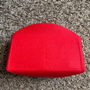 Bag organizer Insert for Alma BB Bag shaper protector red