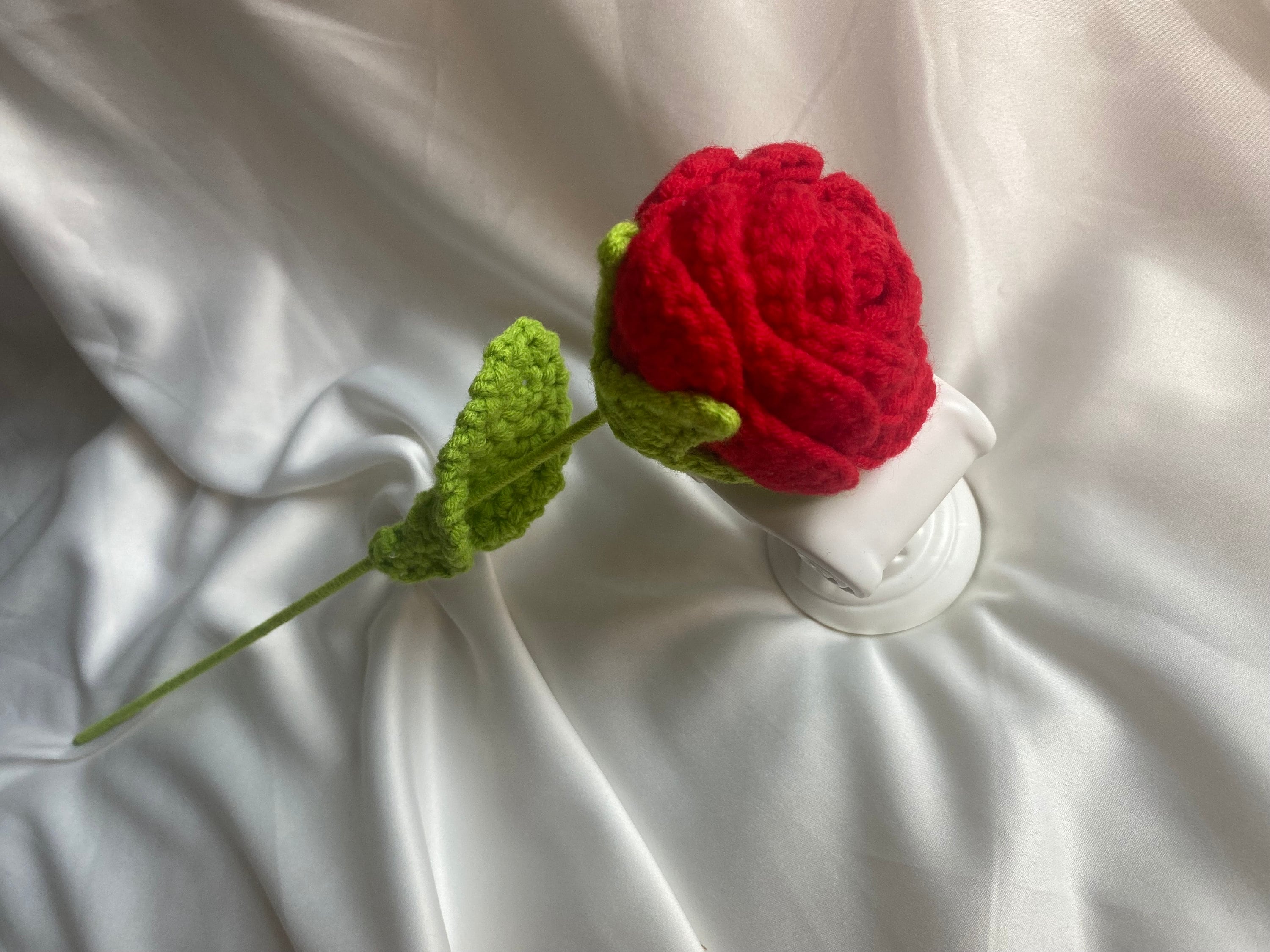 Crochet Red Rose Flower Bouquet Crochet Flowers New Handmade Gift - Etsy