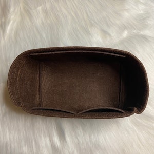 Bag Insert Organizer for Nano Speedy Bag brown handmade, Speedy 30 organizer