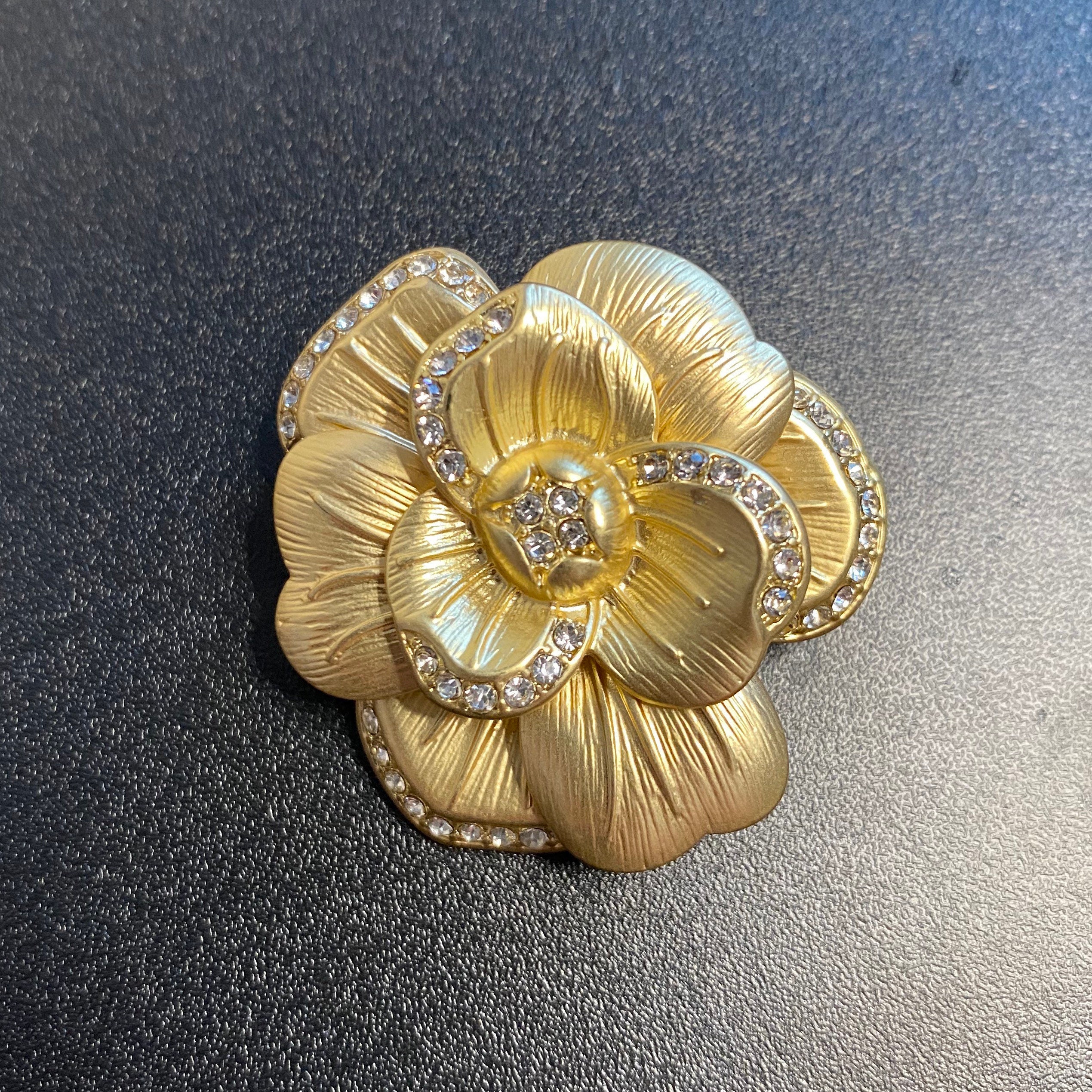 gold brooch for dress Reya Brooch main image 0
