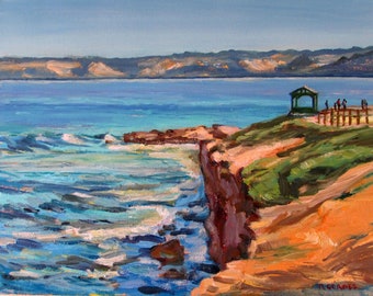 La Jolla Cliffs with Walkers