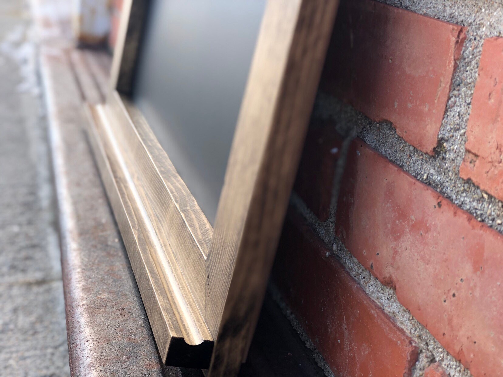 Rustic Chalkboard With Ledge Wooden Chalkboard Wood Etsy