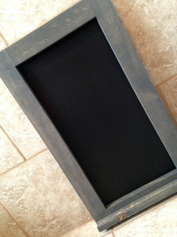 Rustic Wood Framed Chalkboard Kitchen Chalkboard Large Etsy