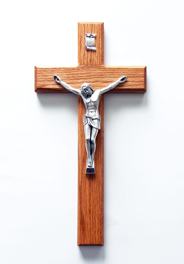 Large Crucifix Wall Crucifix Wood Crucifix Husband Gift Etsy