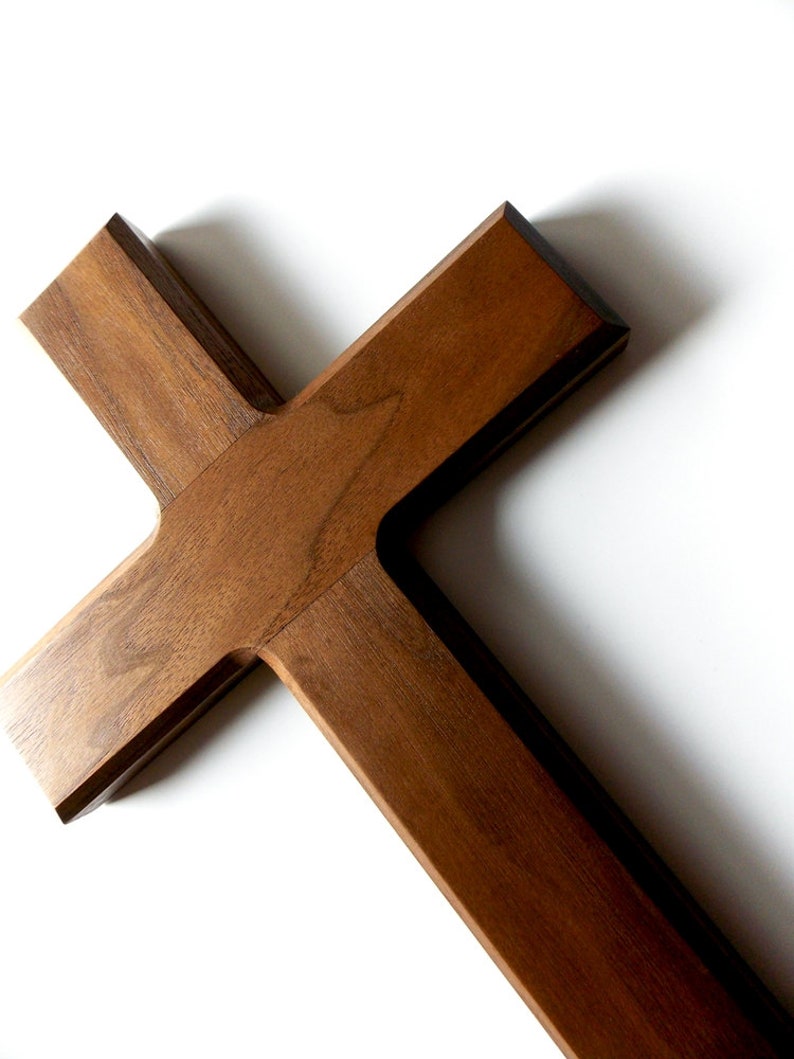 Wood Wall Cross Wooden Cross Wall Cross Wall Crucifix Etsy