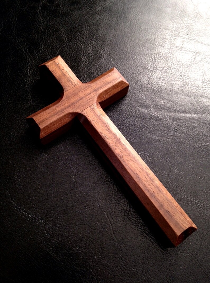 Wooden Cross Wood Cross Palm Cross Prayer Cross Small Etsy