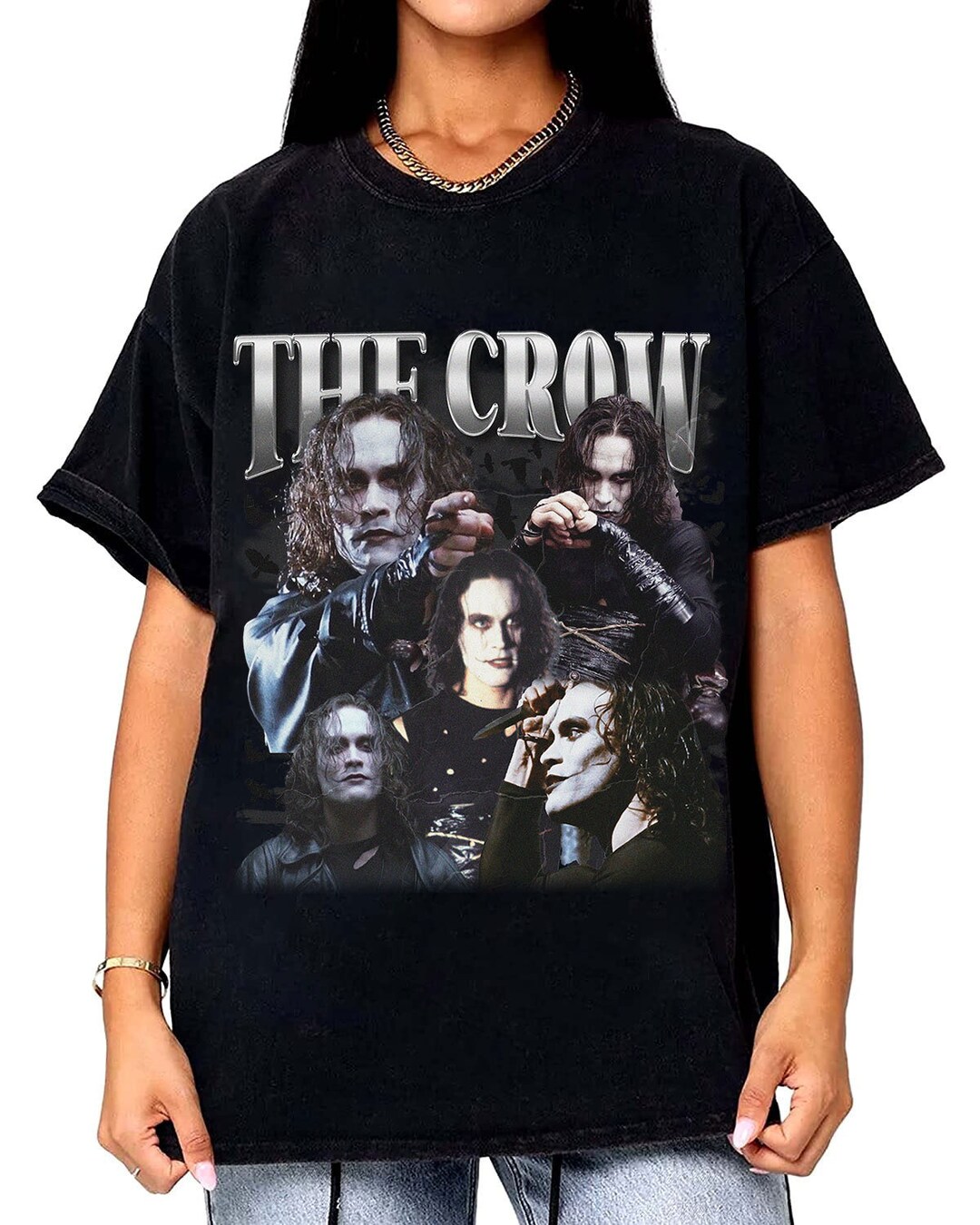 Eric Draven the Crow Retro 90s Vintage Shirt the Crow Movie Etsy