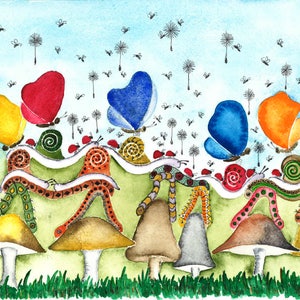 Butterfly Mushroom Ecosystem