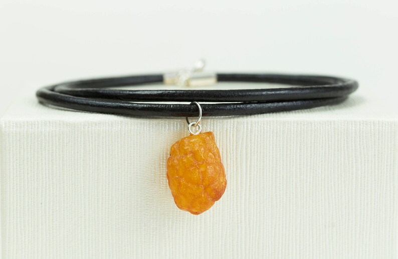 Handmade Baltic Amber Natural Pendant Baltic Amber Nugget Cognac Amber Rare Pure Nature Pefect Amber Gift For Him Natural Amber Jewelry