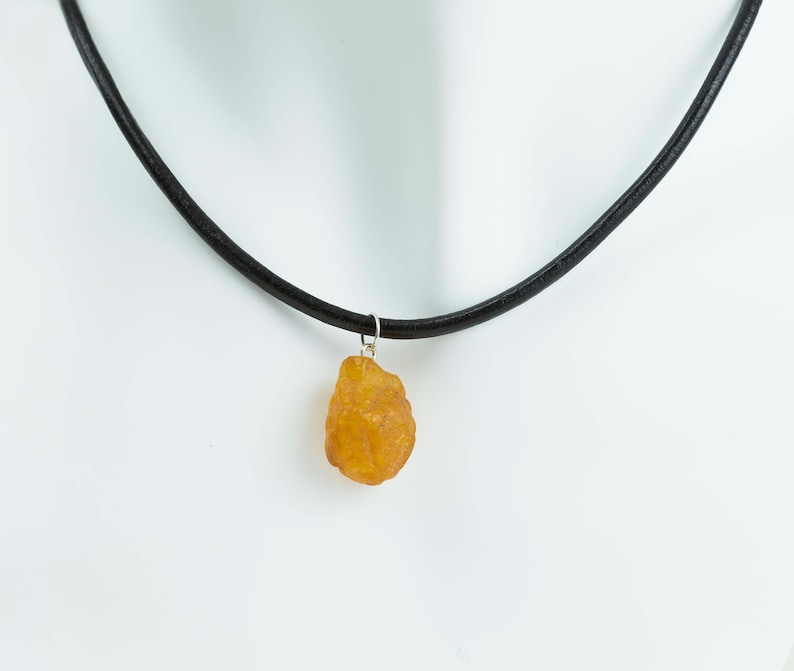 Handmade Baltic Amber Natural Pendant Baltic Amber Nugget Cognac Amber Rare Pure Nature Pefect Amber Gift For Him Natural Amber Jewelry