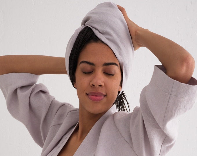 Linen Hair Towel, Hair Towel, Hair Towel Wrap, Linen Hair Turban