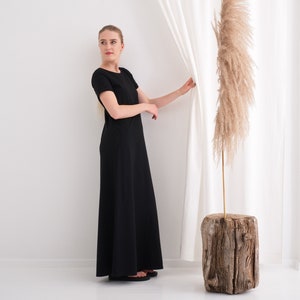 Cotton Jersey Dress, Cotton Midi Dress,  Jersey Women dress,  Casual Dress, Basic Cotton  Dress