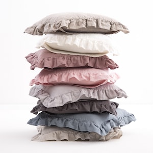 Linen Pillow Cover, Linen Pillowcase, Linen Cushion Cover, Linen Throw Pillow,Linen Bed Pillow