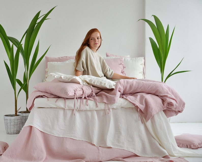 Linen Sheets Linen Bedding Sheet Linen Flat Sheet Natural Etsy