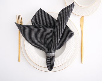 Striped Linen Napkins: Add a Dash of Refined Simplicity to Your Table Setting