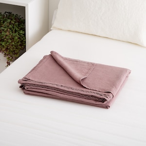 Linen Flat Sheet, Bed Sheet, Linen Bedding Flat Sheet, Stone Washed Linen Sheet, Natural Soft Linen Sheet