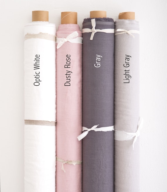 Light Weight Linen Fabric 130 g/m2, Linen Fabric by meter, Fabric, Light Weight Linen, Linen Fabric, Stone Washed Linen