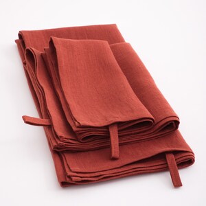 Soft face towels, high absorbent guest towels, drying set of towels, stone washed soft washcloth 19. Rust