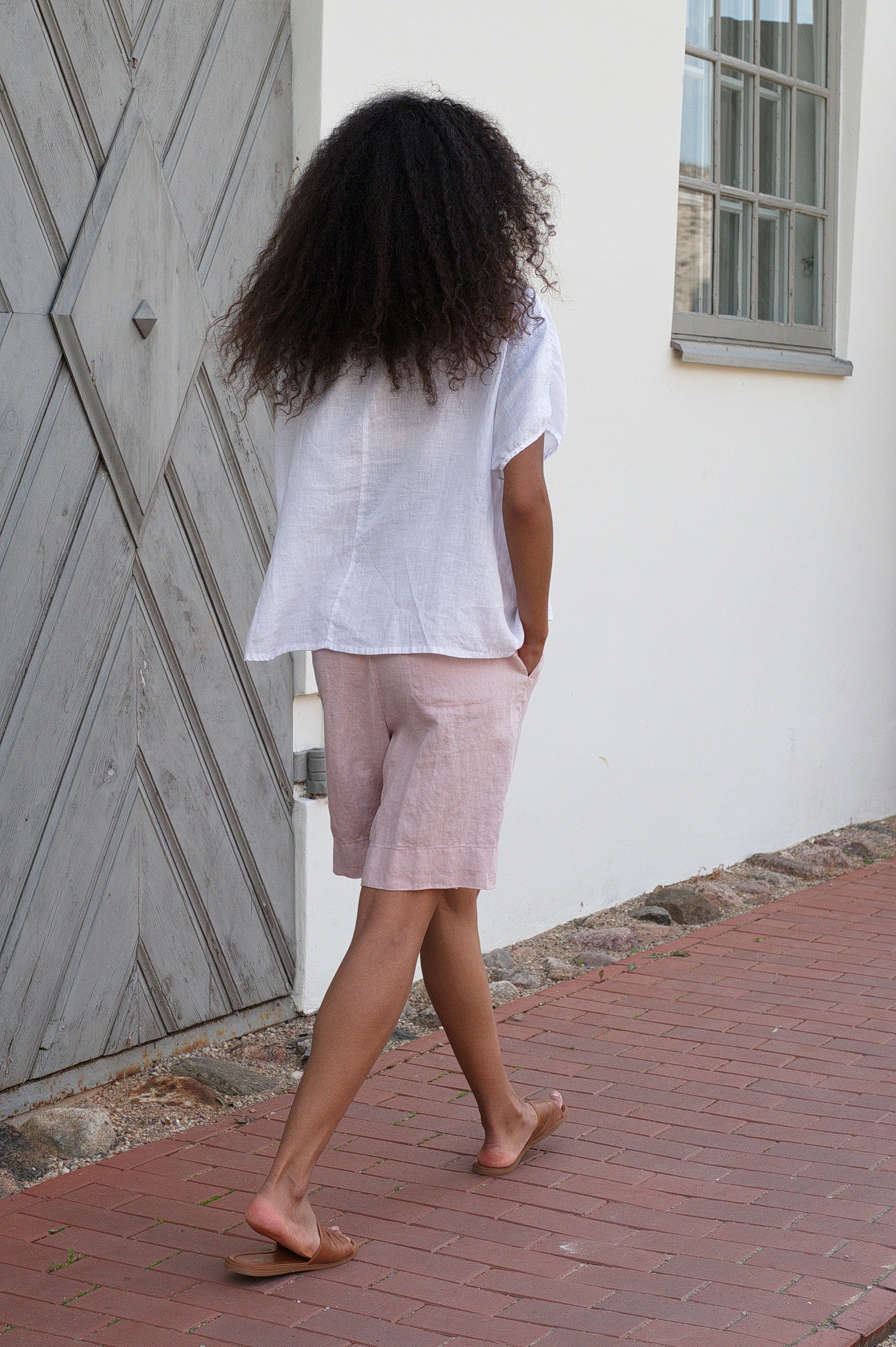 【BAON】[unisex] Topbert Color Linen Over L/S Tee - Linen 60 Linen Top, Linen Shirt Women. Oversized Linen Tunic Top. - Etsy