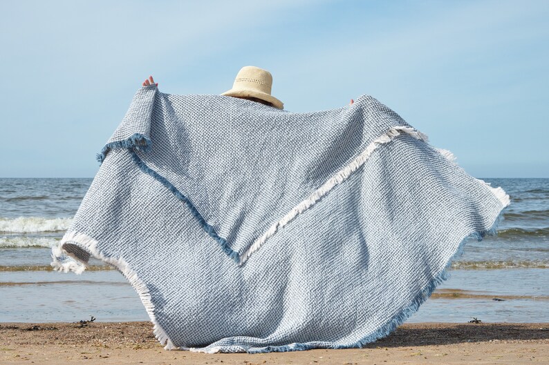 Linen Blanket Soft Linen Throw Linen Bed Cover Waffle Linen Throw Linen Throw Linen Throw Blanket