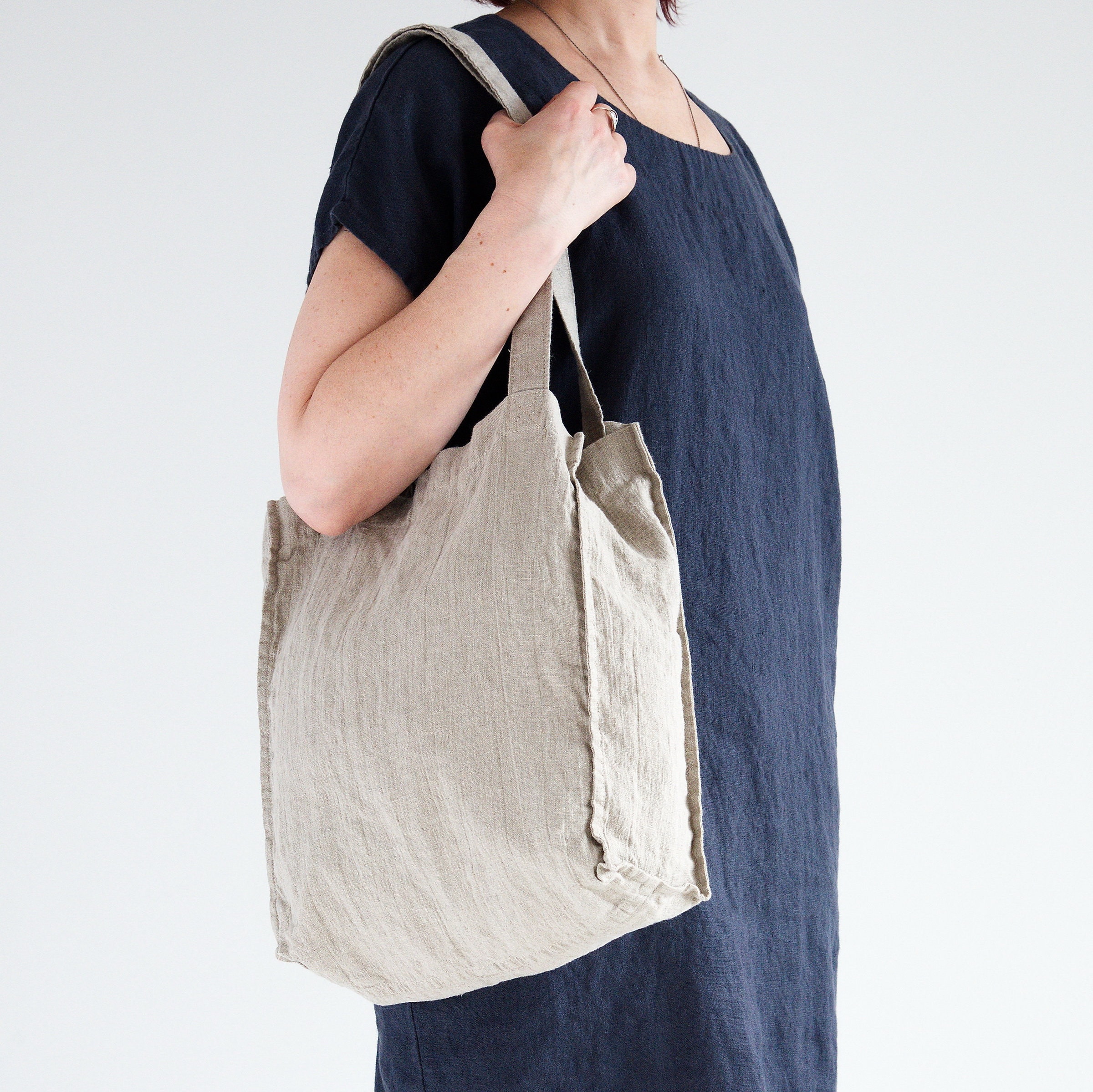 linen tote bag