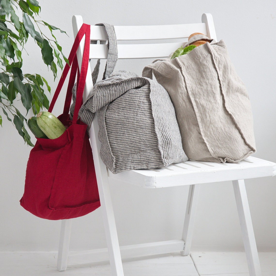 Linen Tote Bag Tote Bag Linen Bag Linen Shopping Bag Linen Etsy