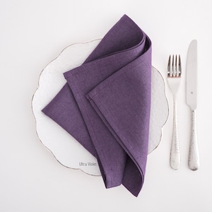 Linen napkins. Washed linen napkins. Soft linen napkins for your kitchen and table linens.