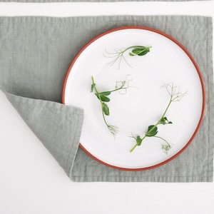 Linen Placemats, Table Linens, Linen Placemats for Table Decor, Sustainable Fabric Placemats