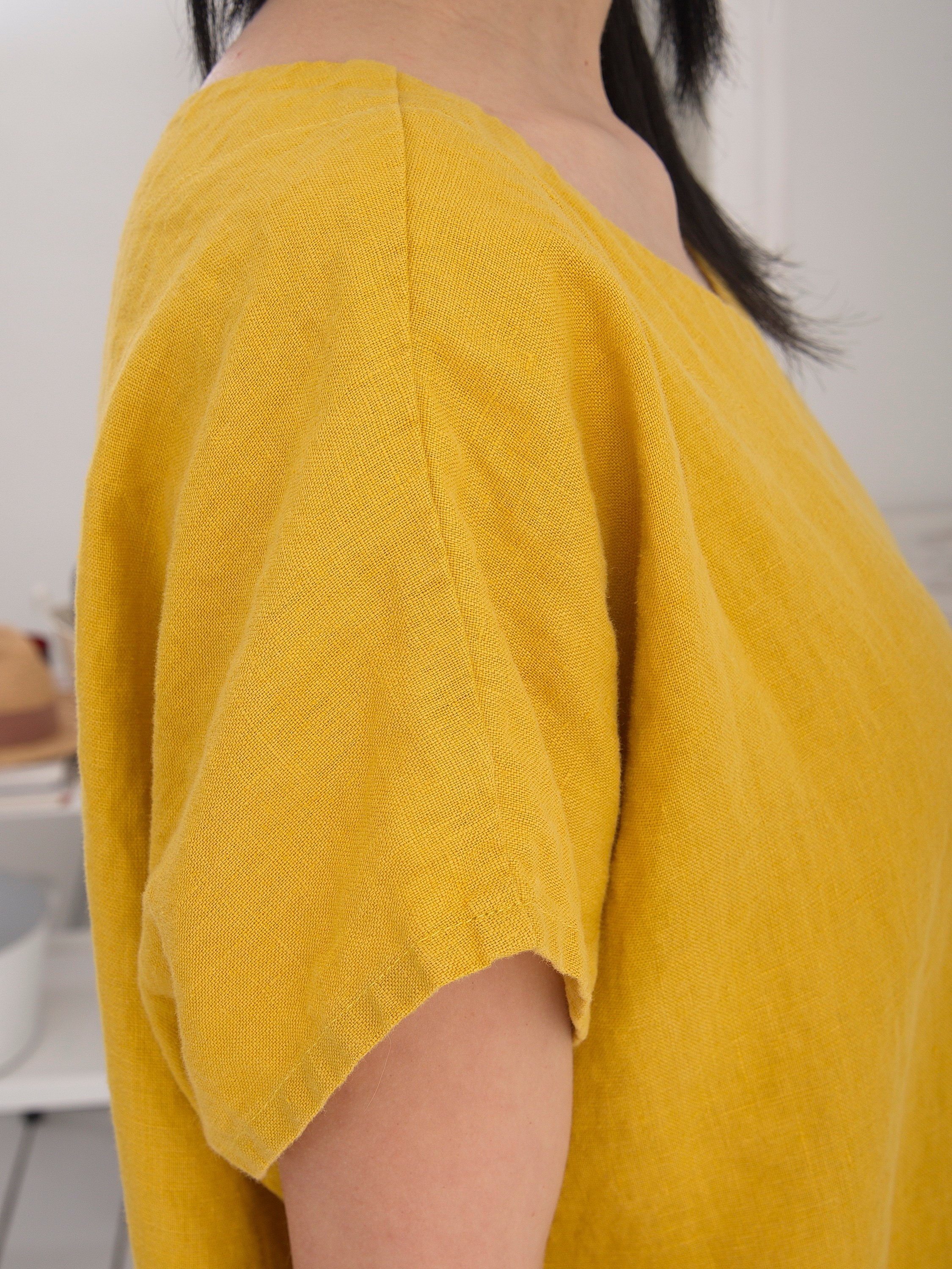 Women Linen Dress Tunic Dress With Pockets Plus Size Linen Etsy