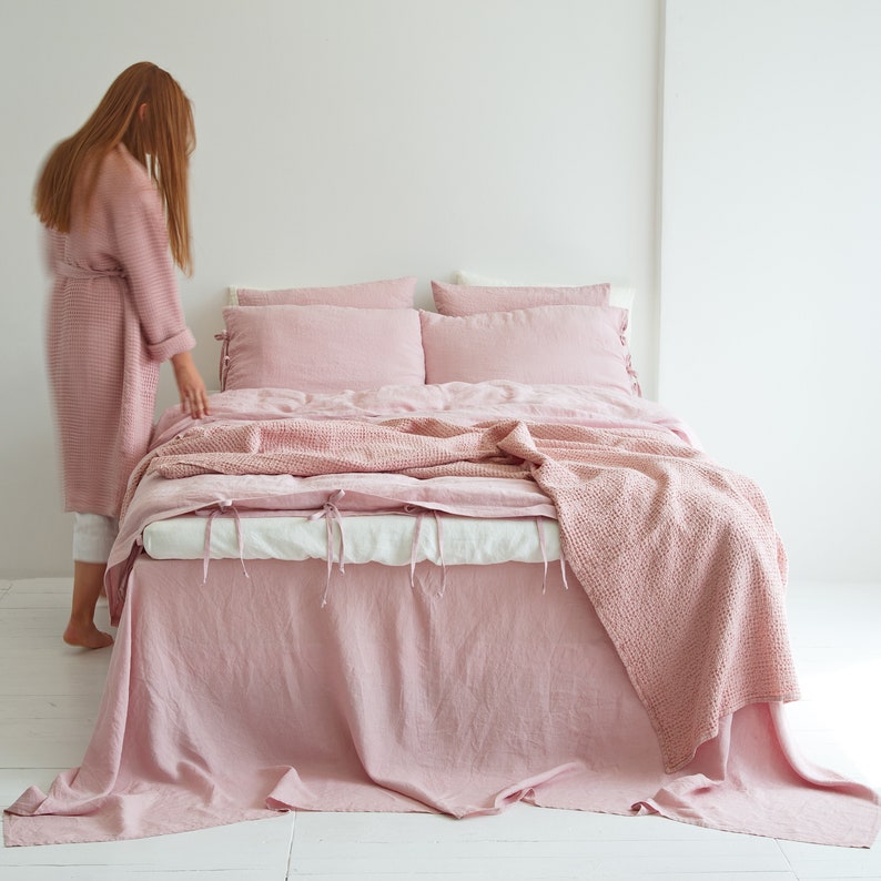 Linen Sheets Linen Bedding Sheet Linen Flat Sheet Natural Etsy