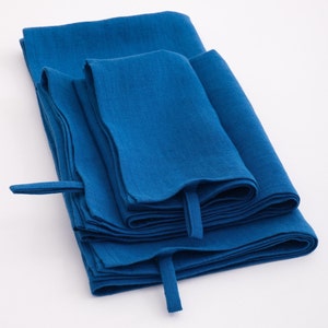 Soft face towels, high absorbent guest towels, drying set of towels, stone washed soft washcloth 32. Clasic Blue