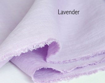 La mejor tela de lino, Tela de lino puro cortada a medida, Calidad europea premium a la venta, Colores violeta rosa natural