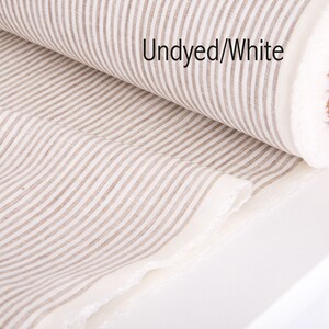 Light Weight Linen 130g/m2 , Natural Linen Fabric, Linen Fabric by meter, Linen Fabric, Stone Washed Linen, Undyed White Linen Fabric