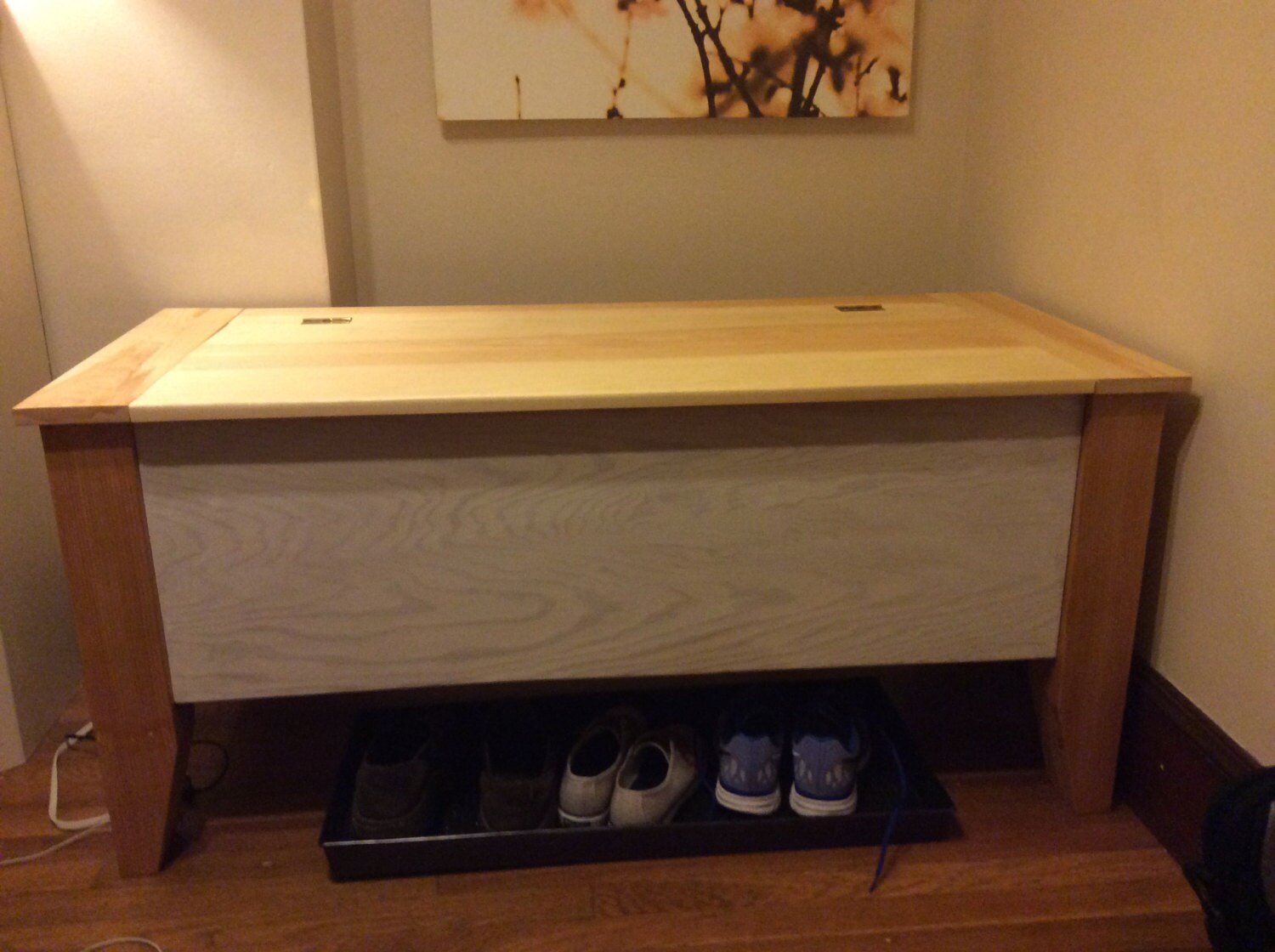 Hand Made Custom Storage Bench - Etsy