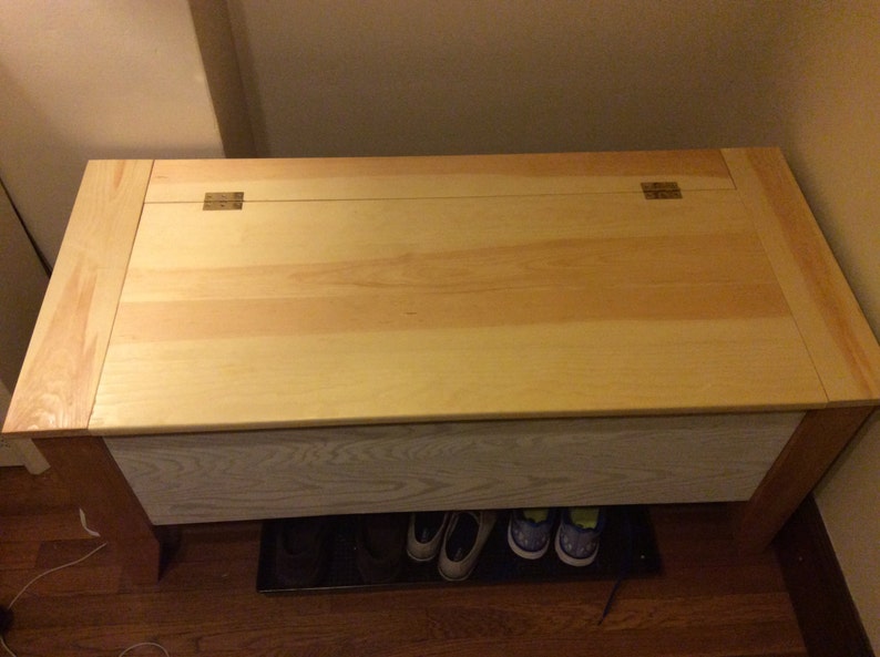 Hand Made Custom Storage Bench - Etsy