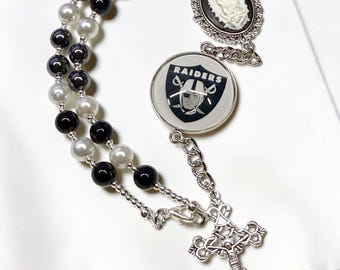 Las Vegas Raiders Auto Rosary