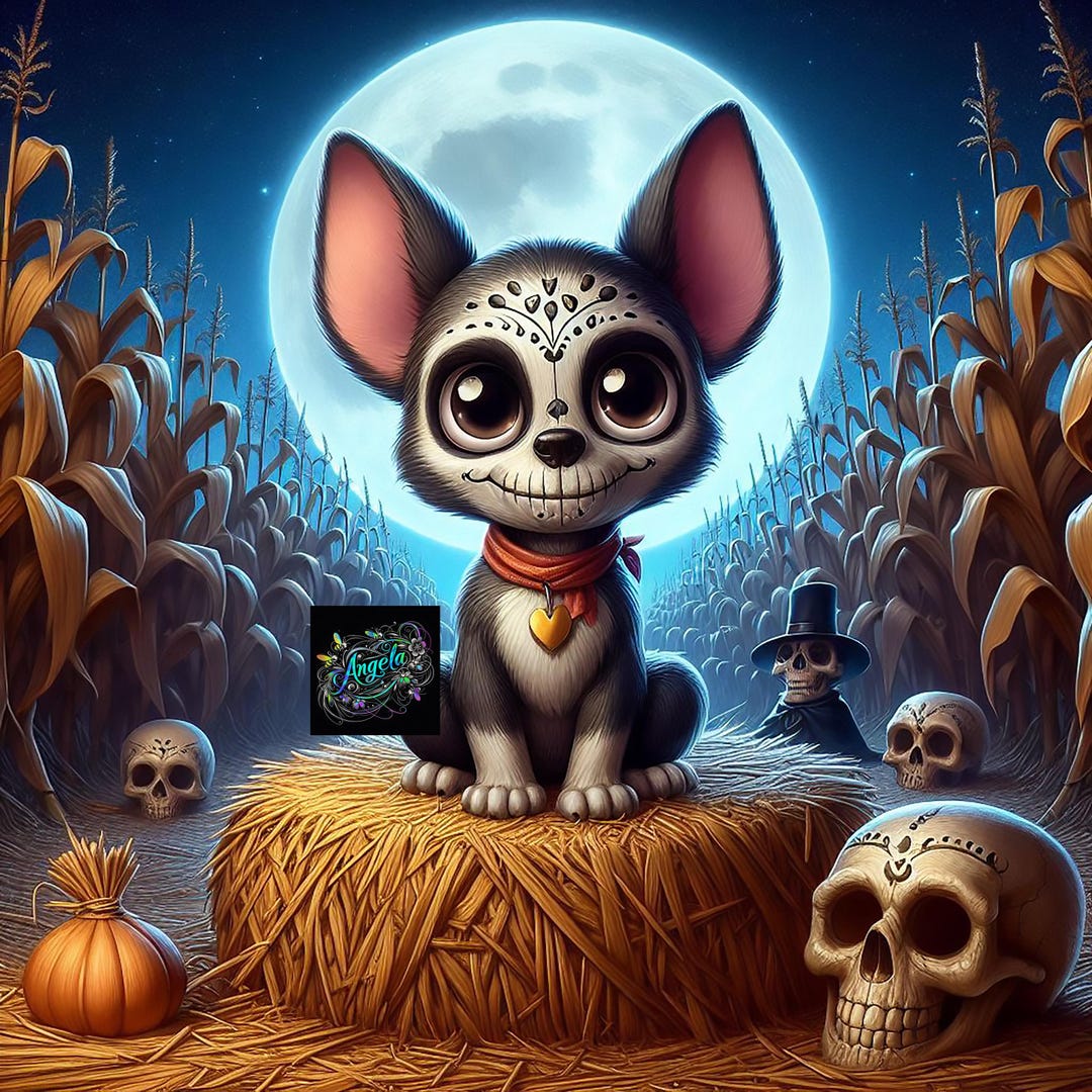 High Resolution Digital Download, Day of Dead Puppies, 3 PNG - Etsy