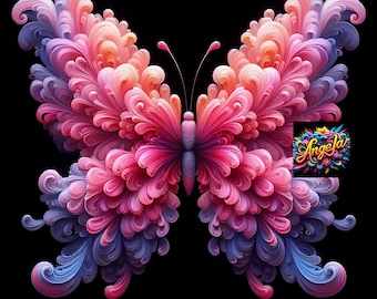 High Resolution Digital Download, Unique Butterfly