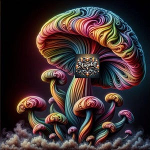 High Resolution Digital Download, Beautiful Surreal Mushroom